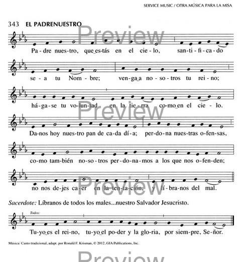 Oramos Cantando = We Pray In Song page 280