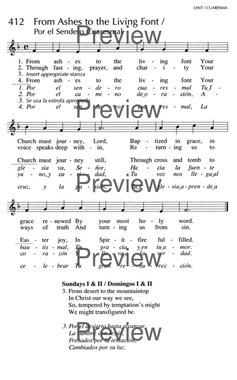 Oramos Cantando = We Pray In Song page 374