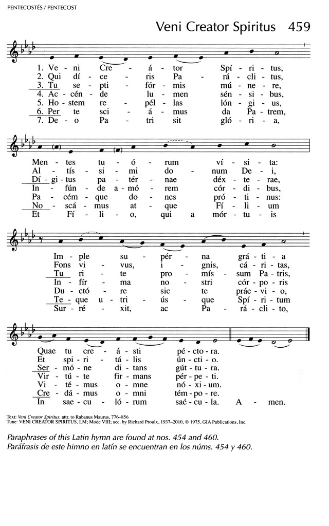 Oramos Cantando = We Pray In Song page 436