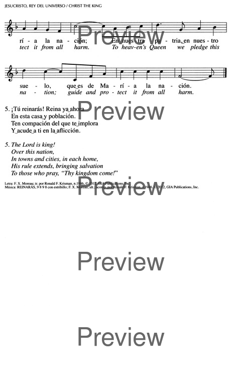 Oramos Cantando = We Pray In Song page 460