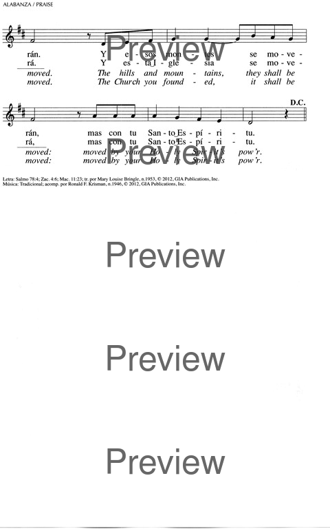 Oramos Cantando = We Pray In Song page 534