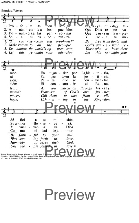 Oramos Cantando = We Pray In Song page 708