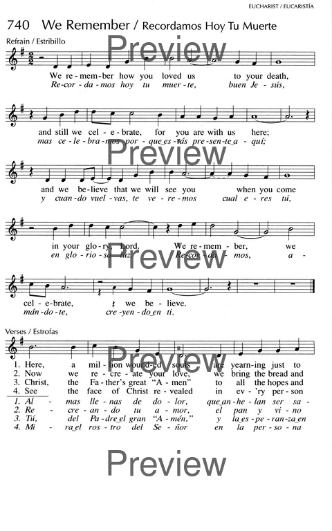 Oramos Cantando = We Pray In Song page 837