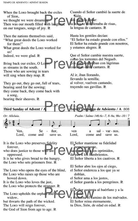 Oramos Cantando = We Pray In Song page 936