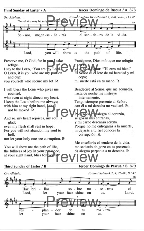 Oramos Cantando = We Pray In Song page 994