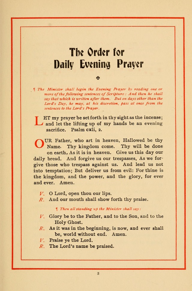 The Order for Evensong: with hymns page 10