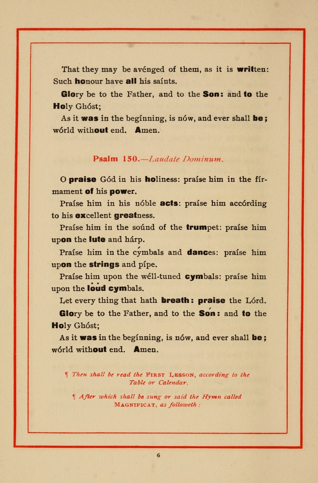 The Order for Evensong: with hymns page 13