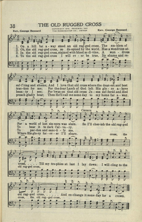 Old Fashioned Revival Hour Songs page 38