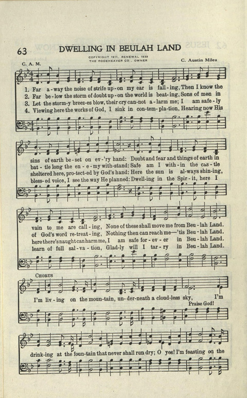 Old Fashioned Revival Hour Songs page 64