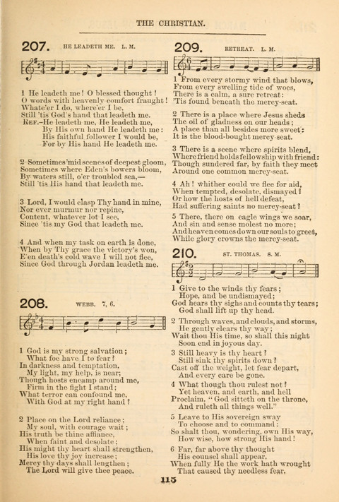 Our Glad Hosanna: for the service of Song in the Sunday School, the Social Gathering, and the Prayer Meeting page 115