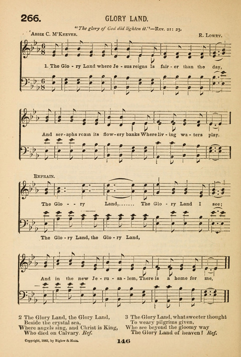 Our Glad Hosanna: for the service of Song in the Sunday School, the Social Gathering, and the Prayer Meeting page 146