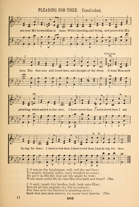 Our Glad Hosanna: for the service of Song in the Sunday School, the Social Gathering, and the Prayer Meeting page 161