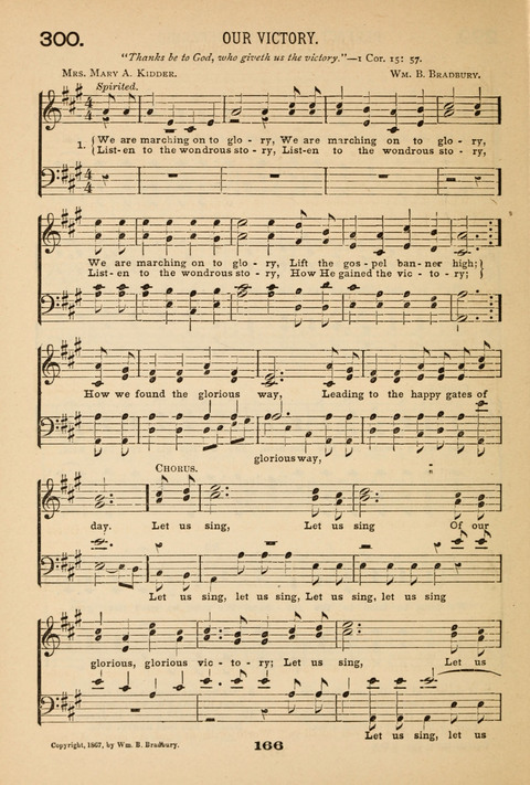 Our Glad Hosanna: for the service of Song in the Sunday School, the Social Gathering, and the Prayer Meeting page 166