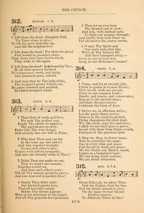 Our Glad Hosanna: for the service of Song in the Sunday School, the Social Gathering, and the Prayer Meeting page 175