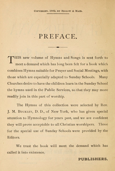 Our Glad Hosanna: for the service of Song in the Sunday School, the Social Gathering, and the Prayer Meeting page 2