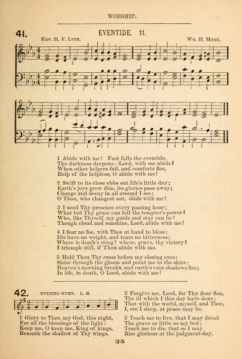 Our Glad Hosanna: for the service of Song in the Sunday School, the Social Gathering, and the Prayer Meeting page 25