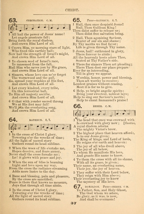 Our Glad Hosanna: for the service of Song in the Sunday School, the Social Gathering, and the Prayer Meeting page 37