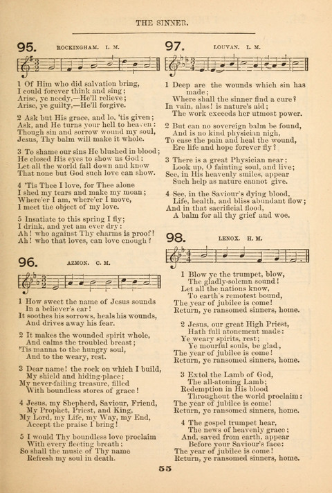 Our Glad Hosanna: for the service of Song in the Sunday School, the Social Gathering, and the Prayer Meeting page 55