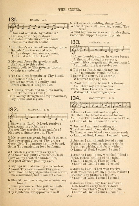 Our Glad Hosanna: for the service of Song in the Sunday School, the Social Gathering, and the Prayer Meeting page 75