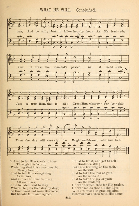 Our Glad Hosanna: for the service of Song in the Sunday School, the Social Gathering, and the Prayer Meeting page 83