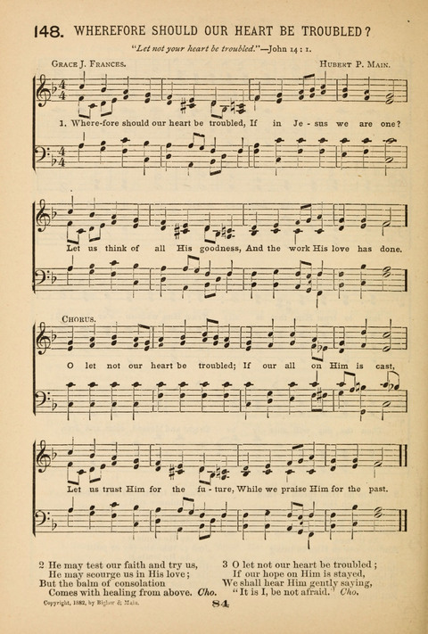 Our Glad Hosanna: for the service of Song in the Sunday School, the Social Gathering, and the Prayer Meeting page 84