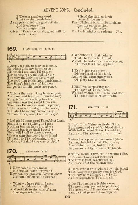 Our Glad Hosanna: for the service of Song in the Sunday School, the Social Gathering, and the Prayer Meeting page 95