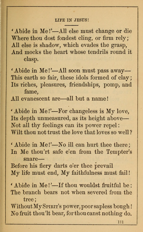 One Hundred Choice Hymns: in large type page 111