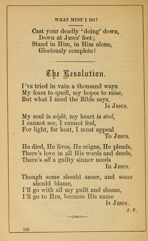 One Hundred Choice Hymns: in large type page 126