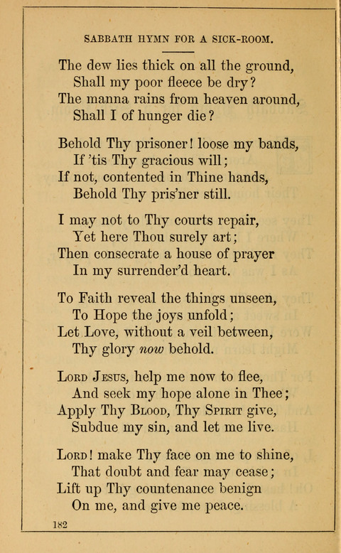 One Hundred Choice Hymns: in large type page 182