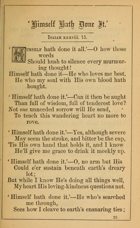 One Hundred Choice Hymns: in large type page 25