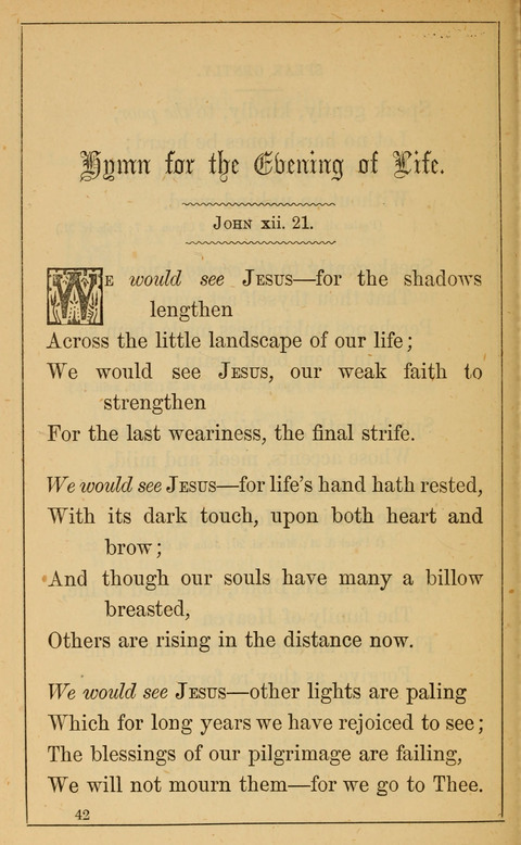 One Hundred Choice Hymns: in large type page 42