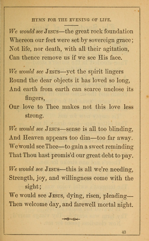 One Hundred Choice Hymns: in large type page 43