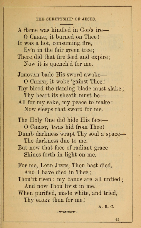 One Hundred Choice Hymns: in large type page 45