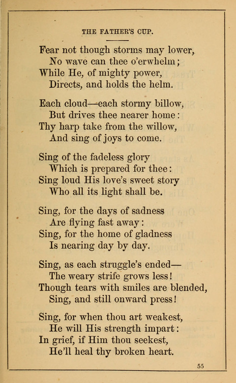 One Hundred Choice Hymns: in large type page 55