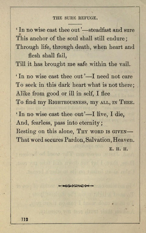 One Hundred Choice Hymns: in large type page 112