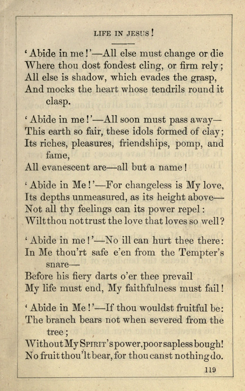 One Hundred Choice Hymns: in large type page 119