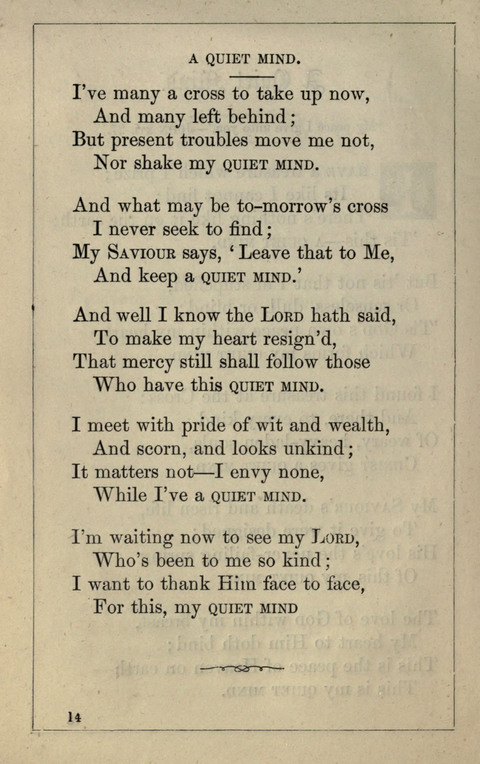 One Hundred Choice Hymns: in large type page 14