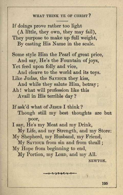 One Hundred Choice Hymns: in large type page 195