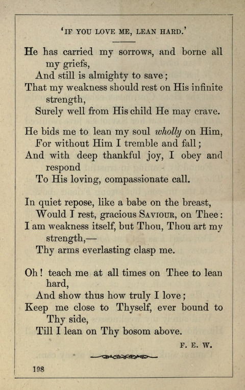 One Hundred Choice Hymns: in large type page 198