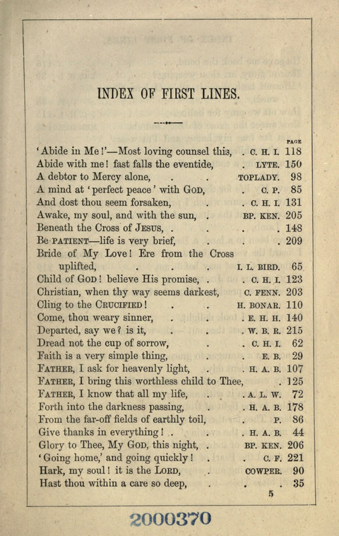 One Hundred Choice Hymns: in large type page 5