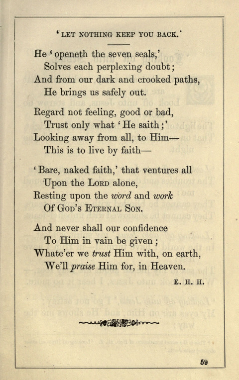 One Hundred Choice Hymns: in large type page 59