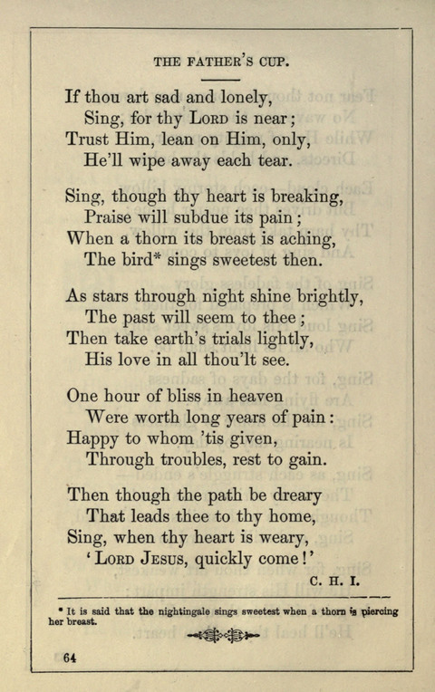 One Hundred Choice Hymns: in large type page 64