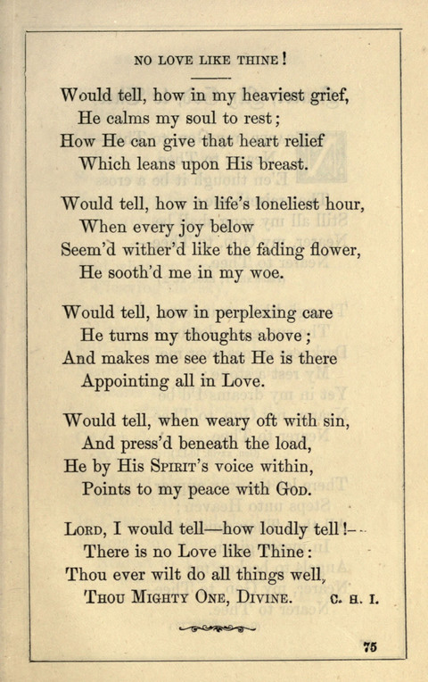 One Hundred Choice Hymns: in large type page 75