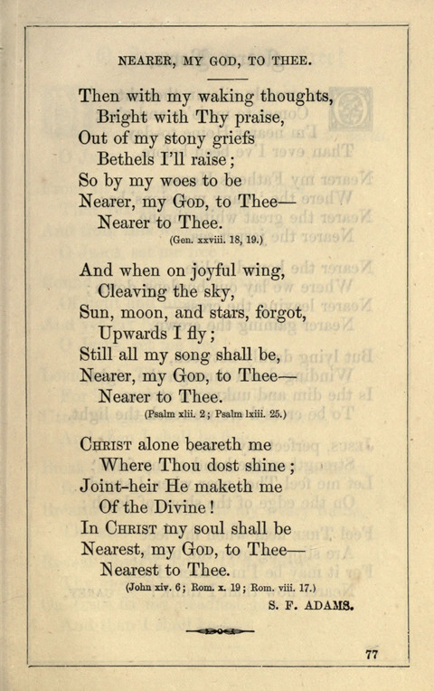 One Hundred Choice Hymns: in large type page 77