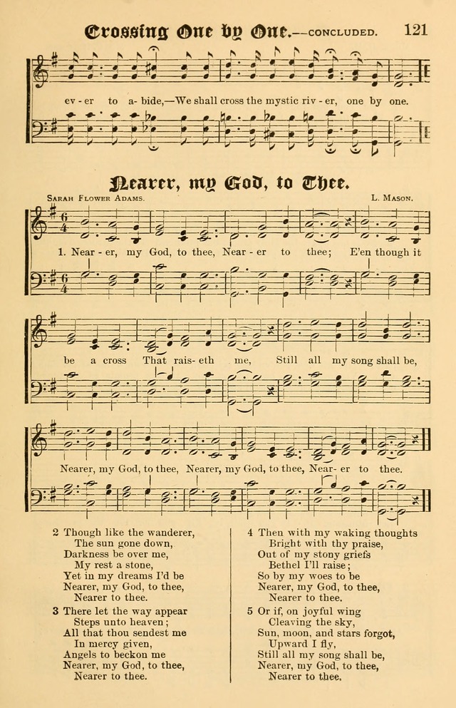 Our Hymns: compiled for use in the services of the Baptist Temple page 121