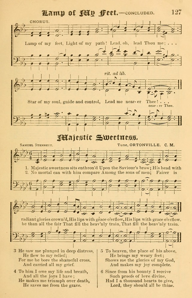 Our Hymns: compiled for use in the services of the Baptist Temple page 127