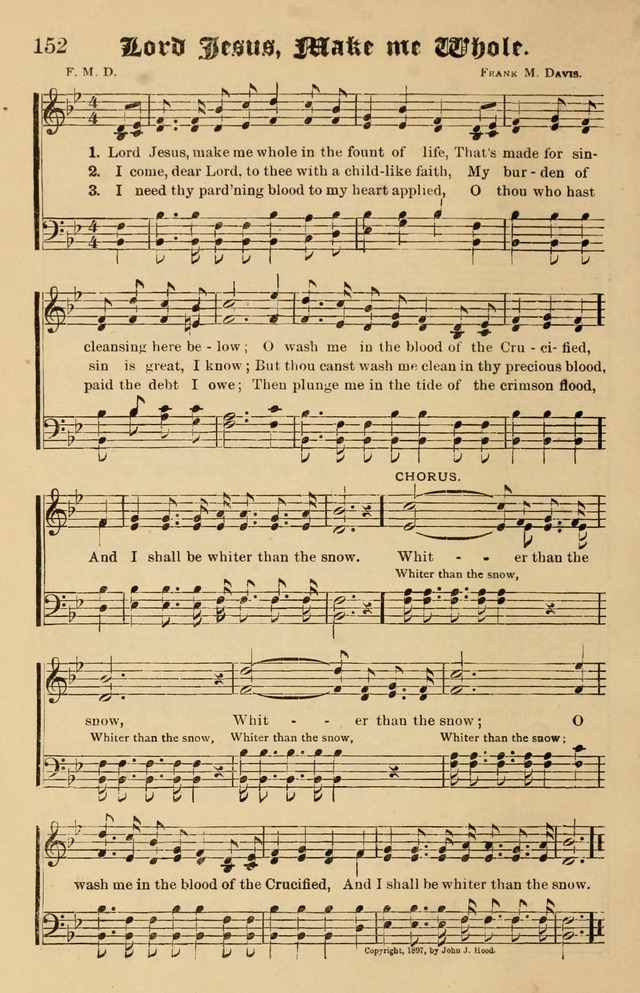 Our Hymns: compiled for use in the services of the Baptist Temple page 152