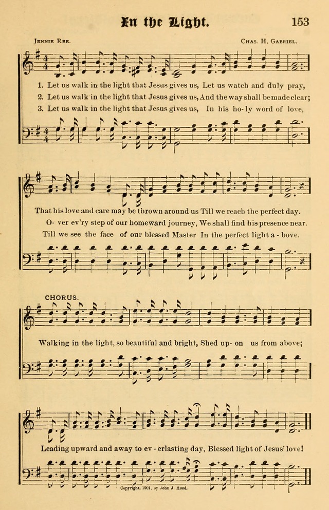 Our Hymns: compiled for use in the services of the Baptist Temple page 153