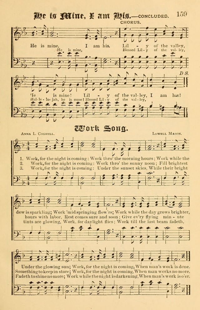 Our Hymns: compiled for use in the services of the Baptist Temple page 159