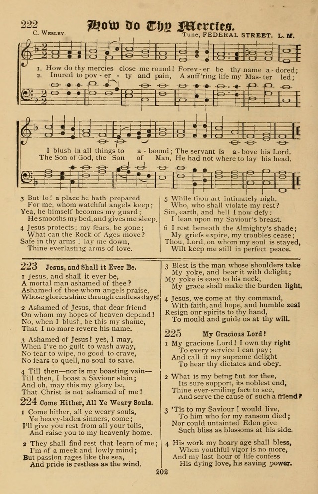 Our Hymns: compiled for use in the services of the Baptist Temple page 202